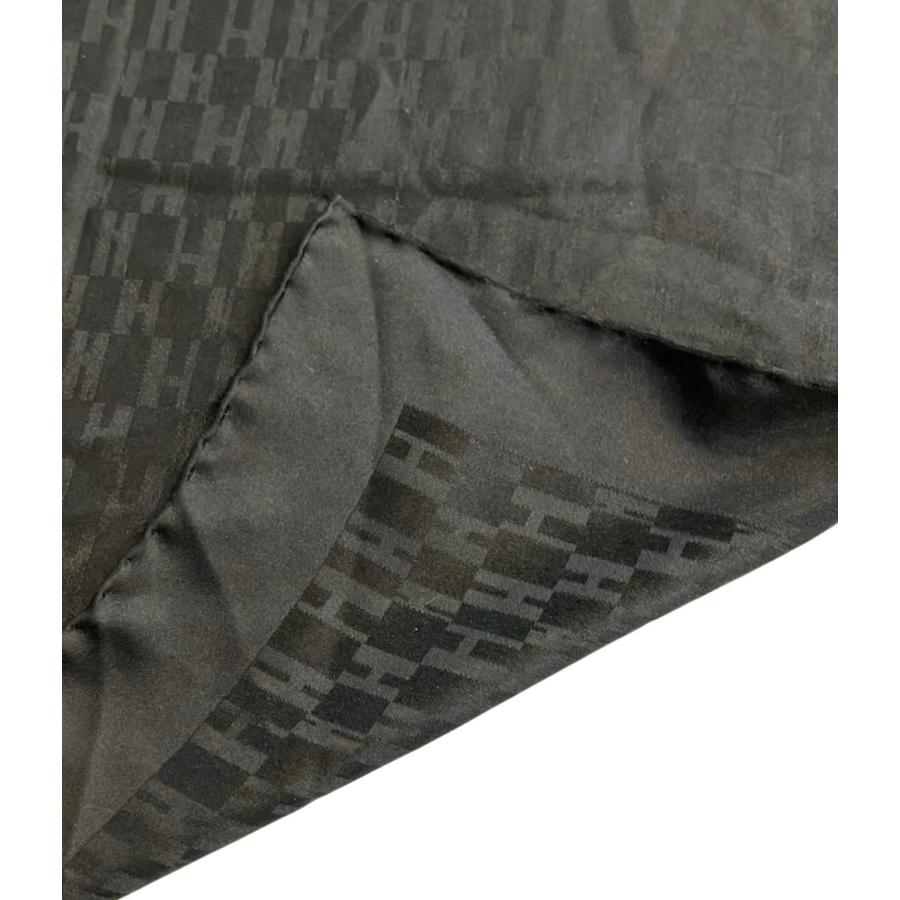 未使用タグ　HERMES エルメス カレ45 H柄 シルク スカーフ　グレー エルメス スカーフ カレ45 総柄 グレー SILK100％ | 東京銀座の