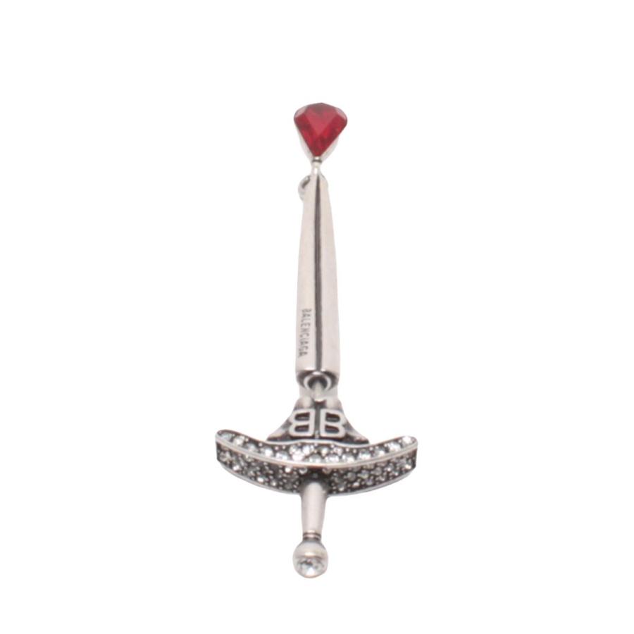 バレンシアガ ピアス 片耳用 Goth Sword ゴスソード BBロゴ バレンシアガ ピアス 片耳用 Goth Sword ゴスソード BBロゴ