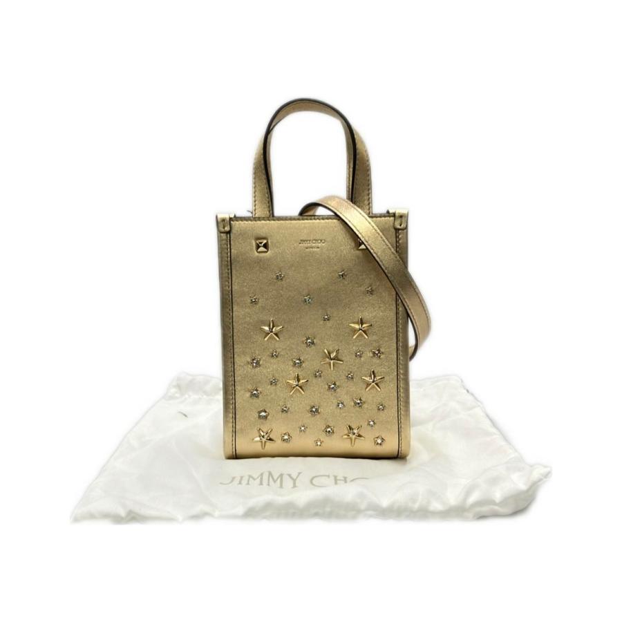 JIMMY CHOO ショルダーバッグ ジミーチュウ 2way ハンドバッグ 革 ジミーチュウ 2WAY ハンドバッグ ショルダーバッグ 斜め掛け MINI NS