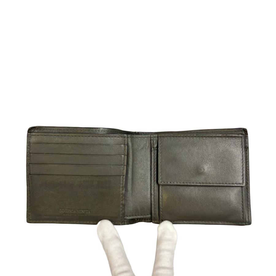 ボッテガ・ヴェネタ 二つ折り財布 イントレチャート メンズ BOTTEGA