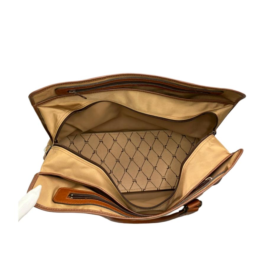 本革 ラージ 大型　2wayランセル　ナイロン レザーボストンバッグ ランセル ボストンバッグ メンズ LANCEL 中古 : Rehello by BOOKOFF