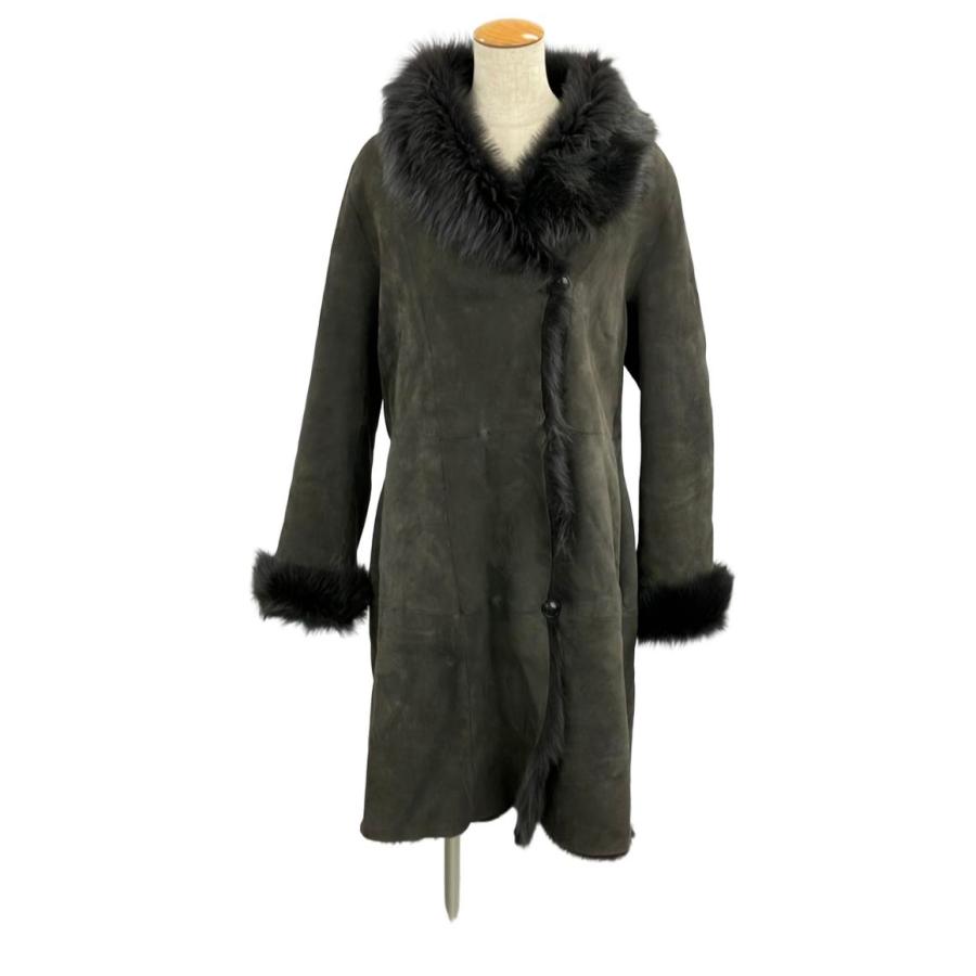 美品 メリオン ムートンコート レディース SIZE 13 (L) MERION 中古