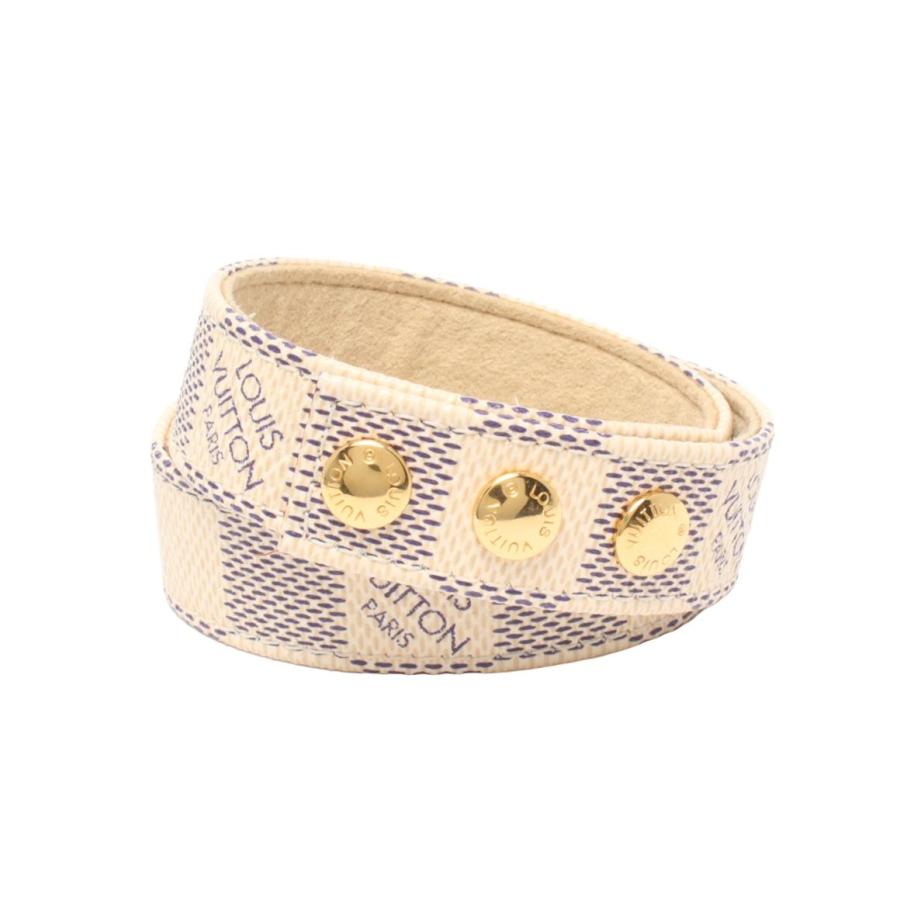 美品 ルイ・ヴィトン 2連ブレスレット チョーカー ダミエアズール  