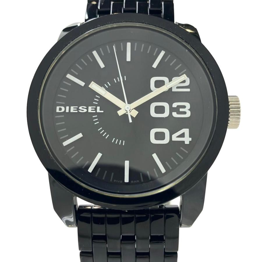 ディーゼル 腕時計 クオーツ ブラック DZ-1523 メンズ DIESEL 中古