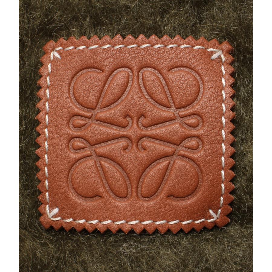 美品 ロエベ マフラー モヘア アナグラム レディース LOEWE 中古