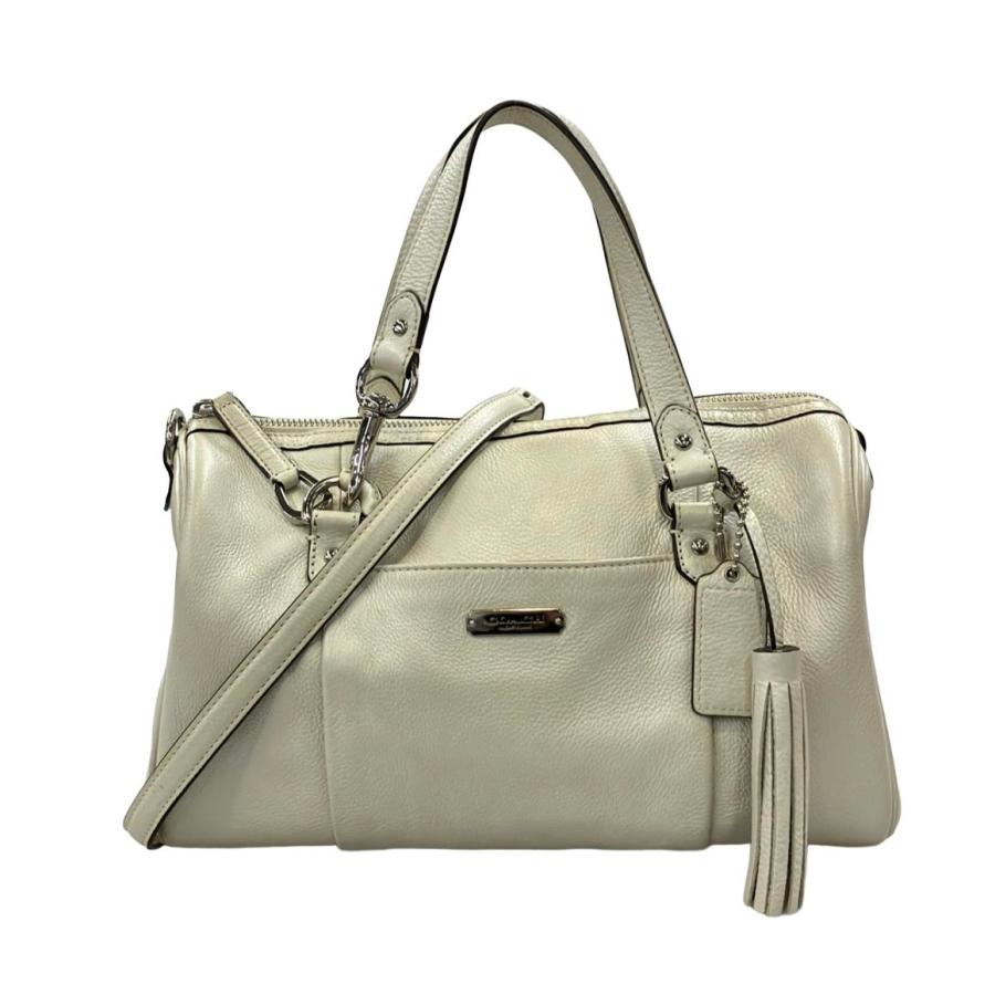 COACH 2wayハンドバッグ COACH (コーチ) ダブルフェースレザー マグネット開閉 2WAY