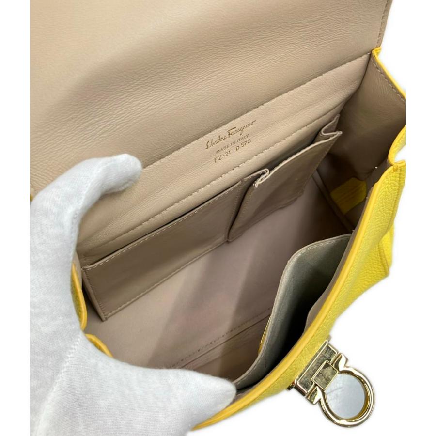 フェラガモ ショルダーバッグ ダブルガンチーニ 2way ハンドバッグ Salvatore Ferragamo】フェラガモ『ダブルガンチーニ 2WAYハンドバッグ