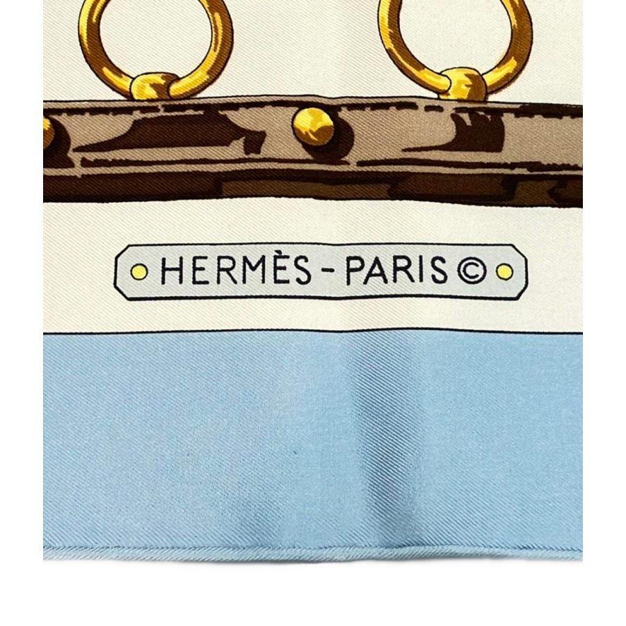 エルメス スカーフ シルク100% カレ90 aux champs レディース HERMES