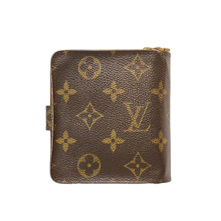 ルイ・ヴィトン 二つ折り財布 コンパクト ジップ モノグラム M61667