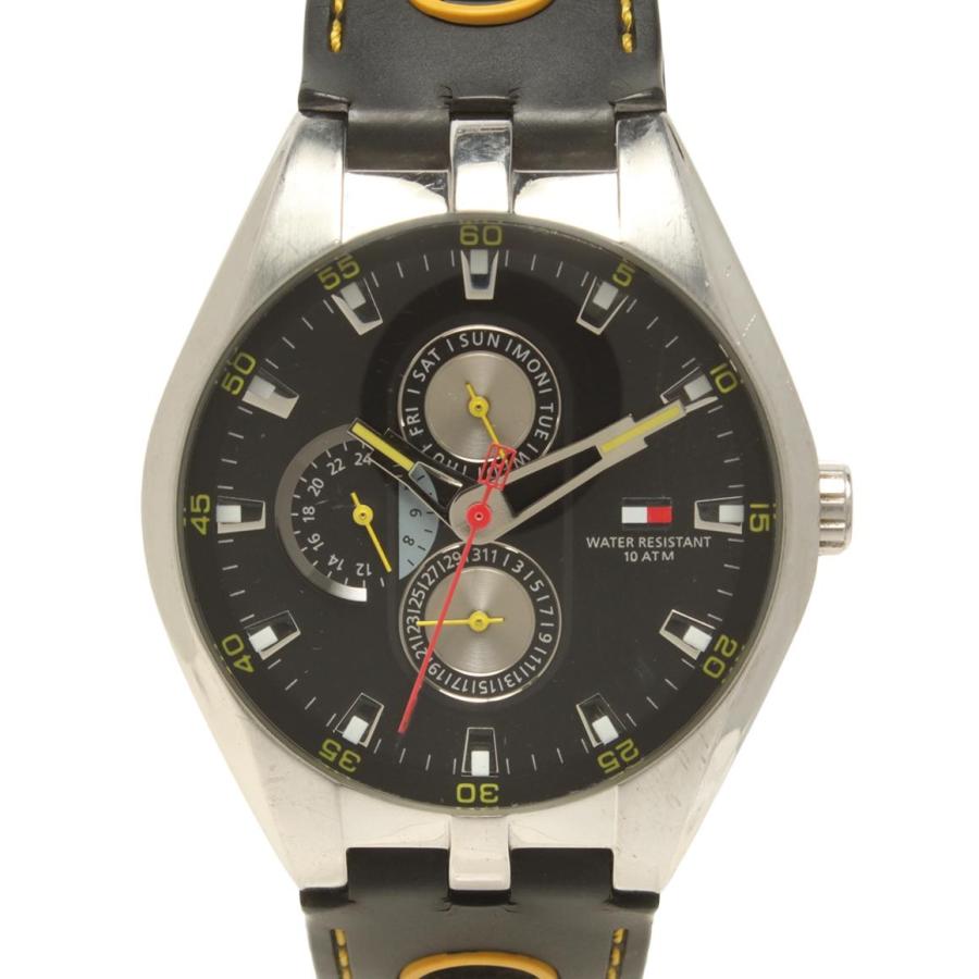 トミーヒルフィガー 腕時計 クオーツ ブラック TH.37.3.14.0684