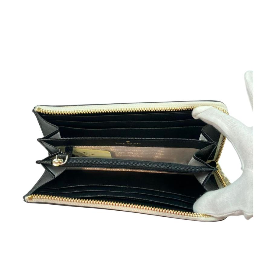 美品 ケイトスペード L字ファスナー長財布 レディース Kate Spade 中古