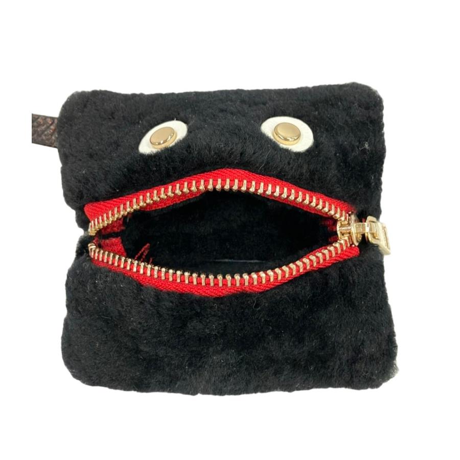 美品 リパーニ ムートンチャームポーチ レディース ripani 中古