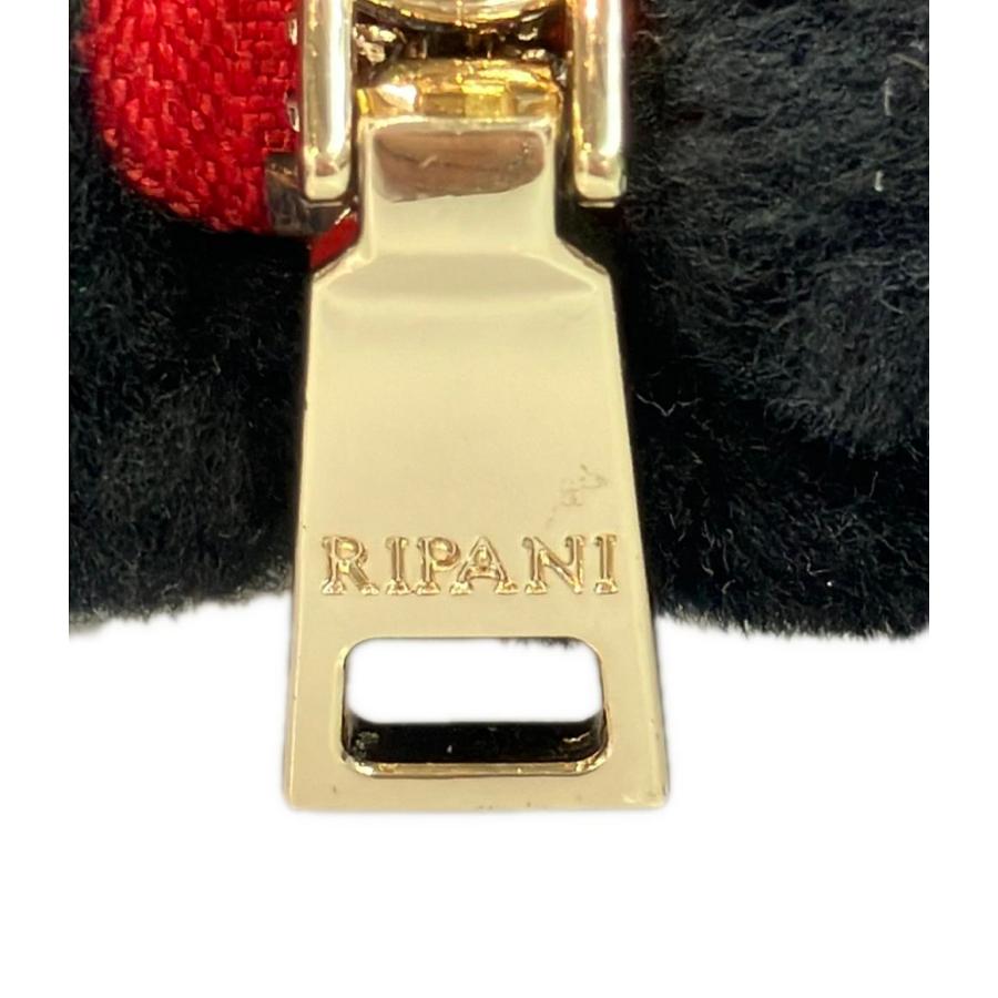 美品 リパーニ ムートンチャームポーチ レディース ripani 中古