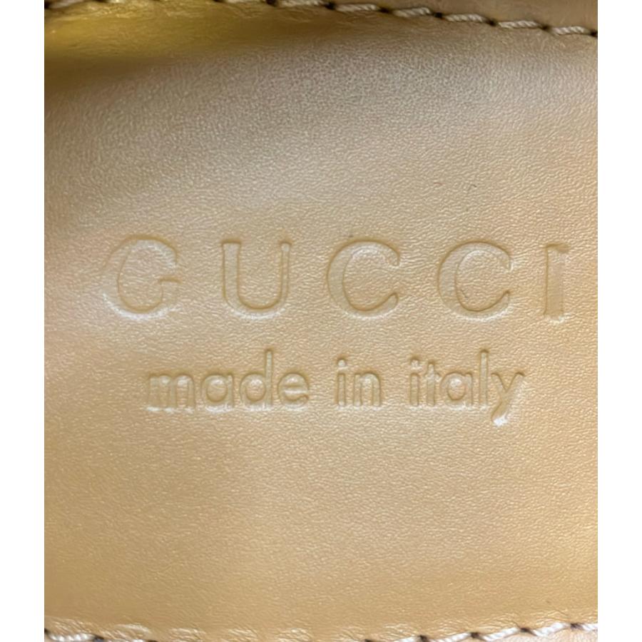 美品 グッチ スウェードビットローファー 406994 メンズ SIZE 8 GUCCI