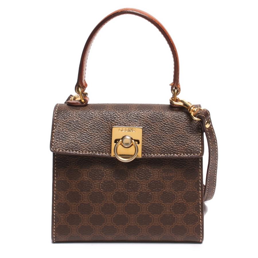 極美品✨セリーヌ 2way ハンドバッグ ミニ ショルダー マカダム PVC 極美品✨セリーヌ 2way ハンドバッグ ミニ ショルダー マカダム PVC