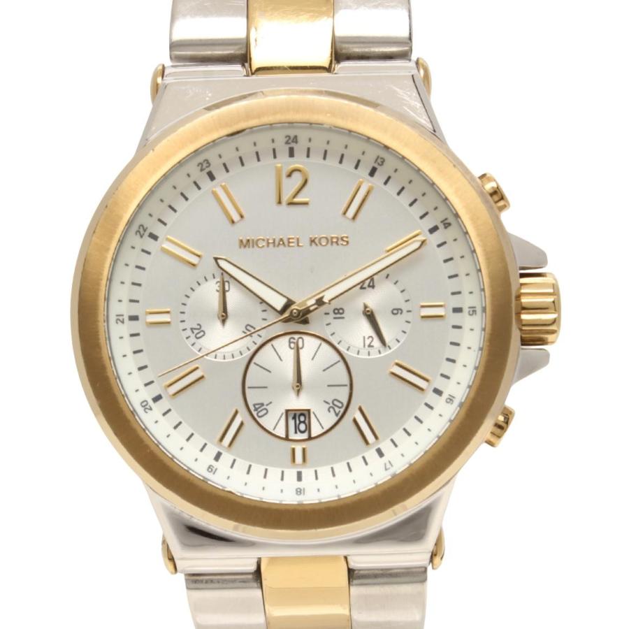 マイケルコース 腕時計 クオーツ シルバー MK-8277 メンズ MICHAEL