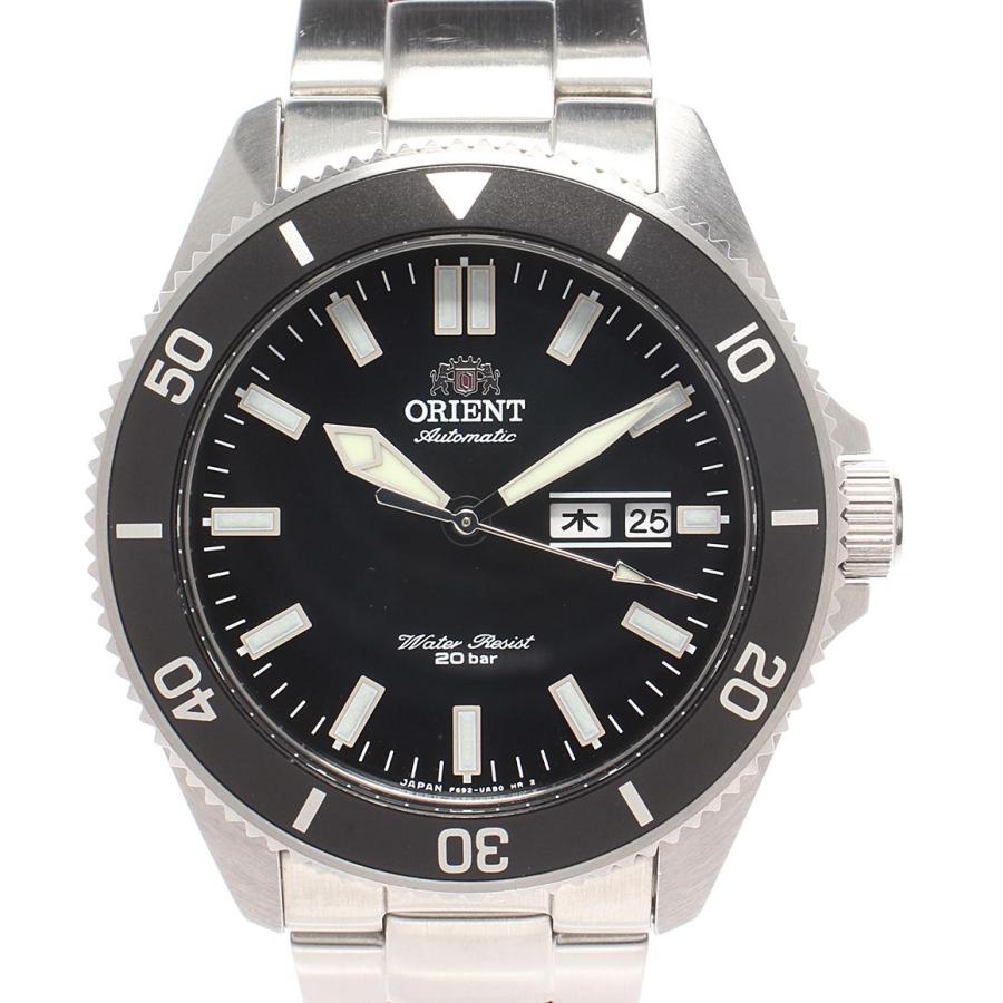 オリエント 腕時計 自動巻き ブラック F692-UAB0 メンズ ORIENT 中古