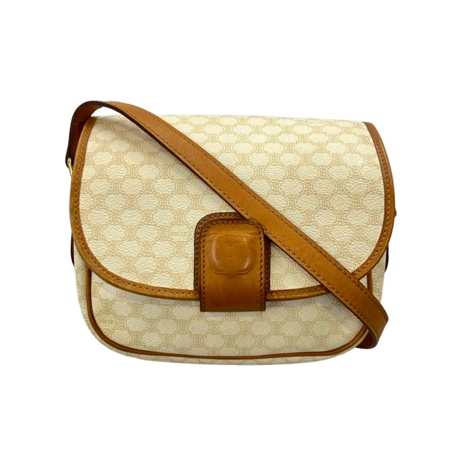 セリーヌ ショルダーバッグ 斜め掛け マカダム レディース CELINE 中古