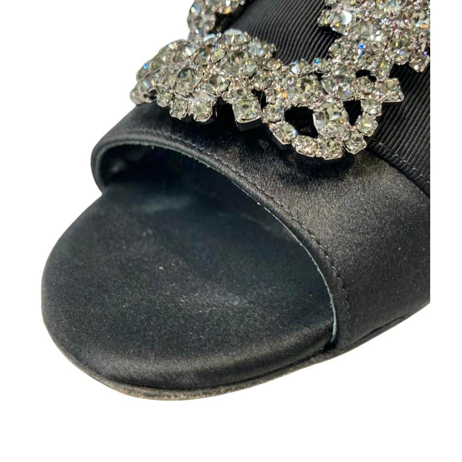 MANOLO BLAHNIK マノロブラニク ミュール 37 グレー アルタス MANOLO BLAHNIK マノロブラニク ミュール 37 グレー アルタス