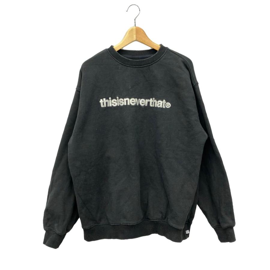 ディスイズネバーザット スウェット 裏起毛 メンズ SIZE XL (XL 