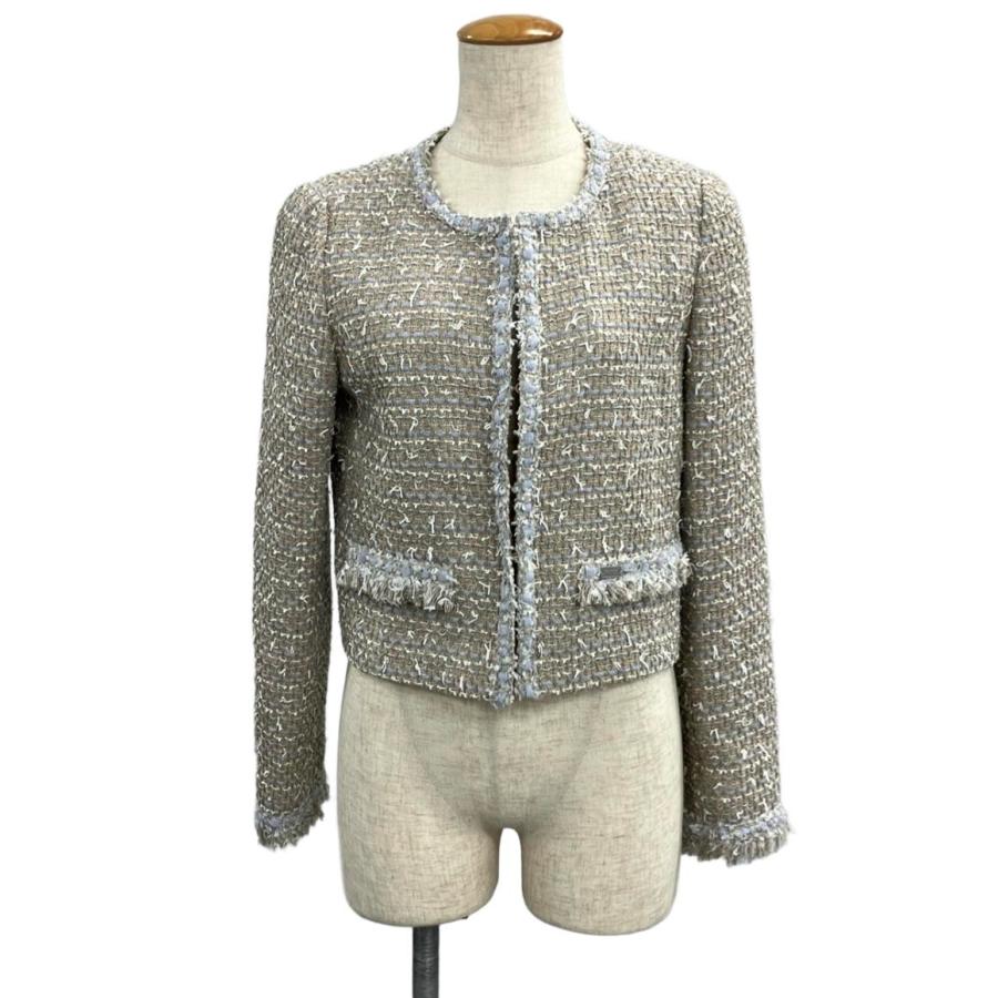 フォクシーニューヨーク FOXEY NEWYORK ノーカラージャケット 43253  SJOX01TE  レディース SIZE 40 (M) フォクシーニューヨーク ノーカラージャケット 43253 SJOX01TE