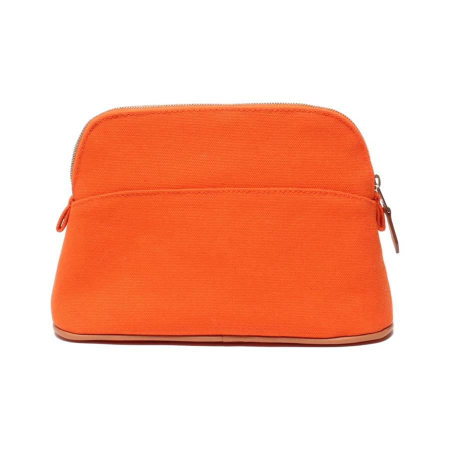HERMES エルメス ボリード ポーチ オレンジ エルメス ポーチ シルバー金具 ボリードポーチ ミニ レディース HERMES
