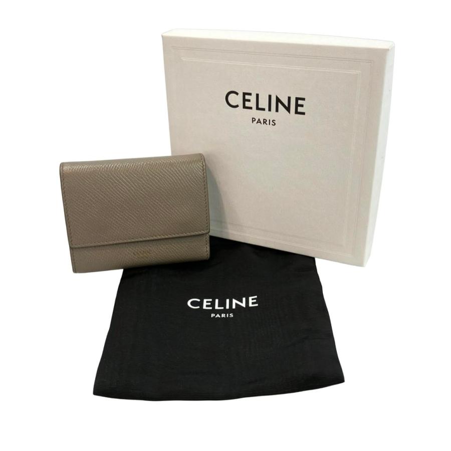 セリーヌ 三つ折り財布 レディース CELINE 中古 : Rehello by