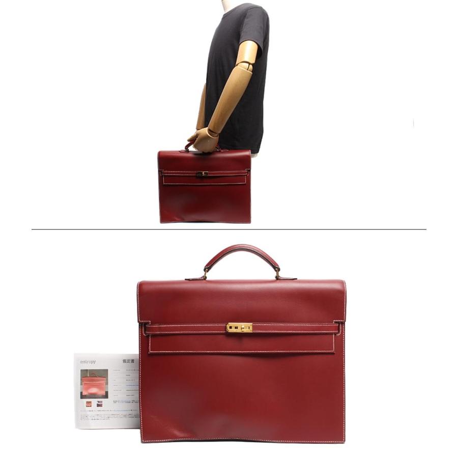 エルメス ケリークロス 〇S刻印 1989年製 クシュベル ネイビー