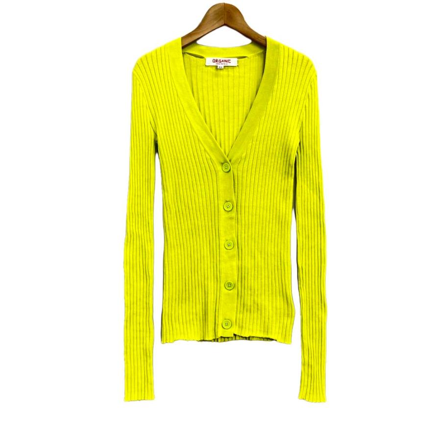 ORGANIC by JOHN PATRICK オーガニックバイジョンパトリック カーディガン レディース 【古着】【中古】 訳あり オーガニックバイジョンパトリック 長袖カーディガン