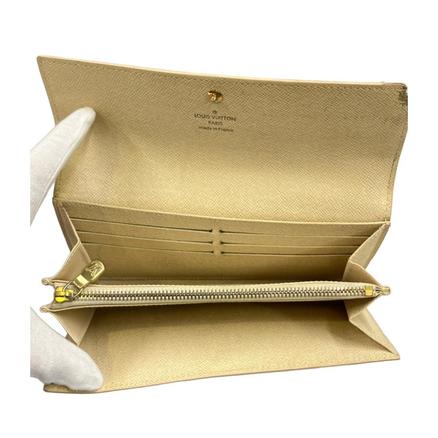ルイ・ヴィトン 長財布 ポルトフォイユ サラ ダミエ アズール N61735 レディース メンズ LOUIS VUITTON ルイ・ヴィトン 長財布 ポルトフォイユ サラ ダミエ アズール N61735