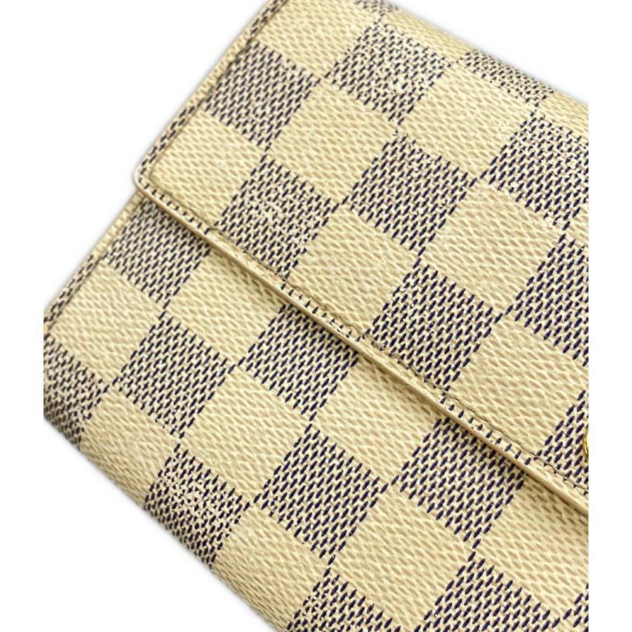 ルイ・ヴィトン 長財布 ポルトフォイユ サラ ダミエ アズール N61735 レディース メンズ LOUIS VUITTON ルイ・ヴィトン 長財布 ポルトフォイユ サラ ダミエ アズール N61735
