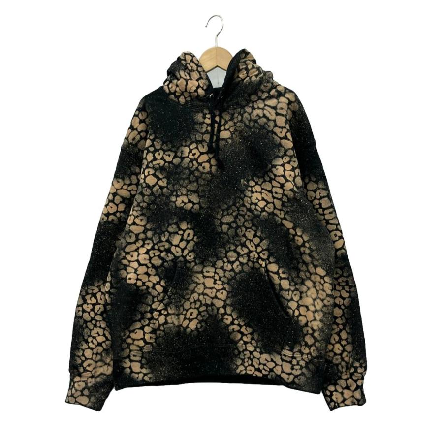 シュプリーム スウェットパーカー レオパード柄 メンズ SIZE L (L