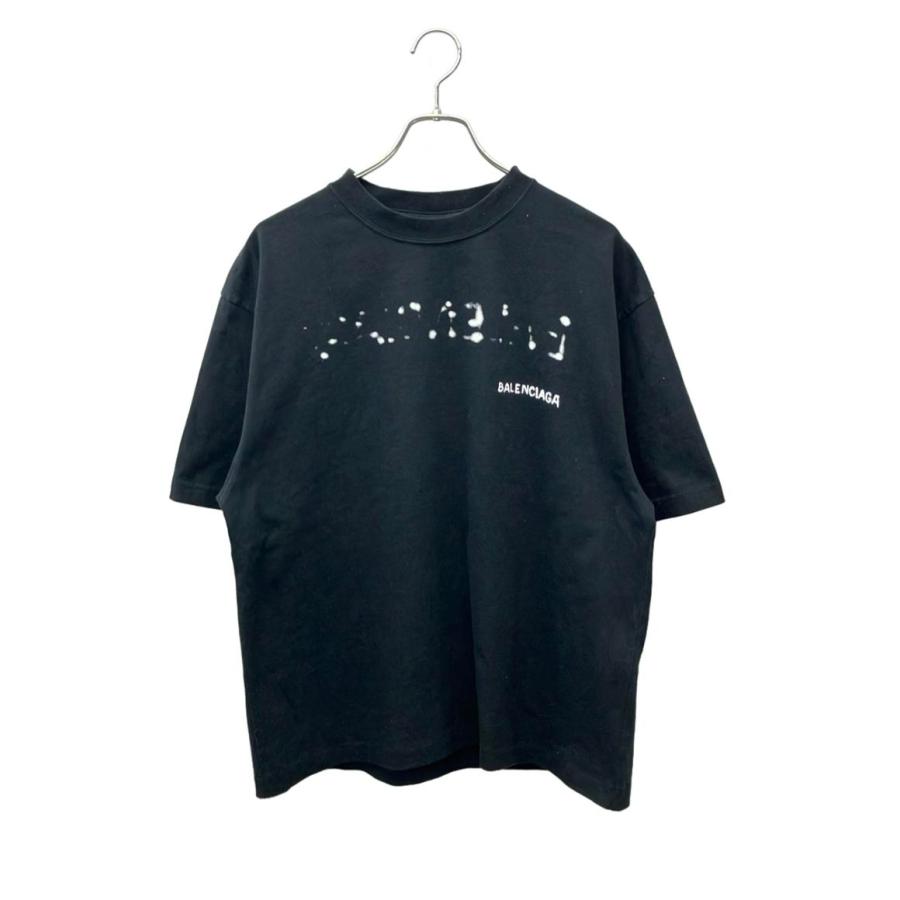 バレンシアガ 半袖Tシャツ Hand Drawnロゴ 手書き風 Drawn Balenciaga