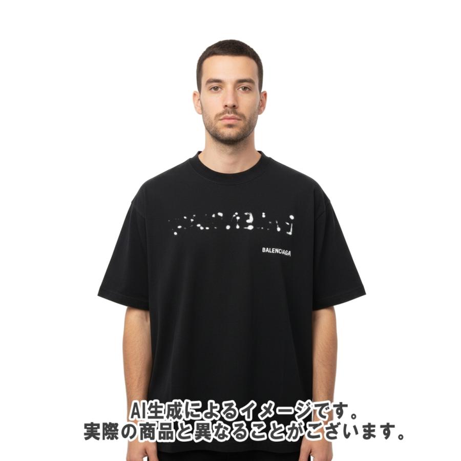 バレンシアガ 半袖Tシャツ Hand Drawnロゴ 手書き風 Drawn Balenciaga