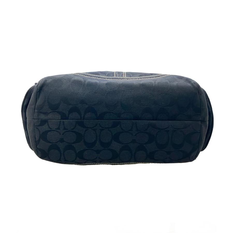 【美品】COACH シグネチャー トートバッグ 10079ブラック コーチ トートバッグ 肩掛け シグネチャー 10079 レディース COACH