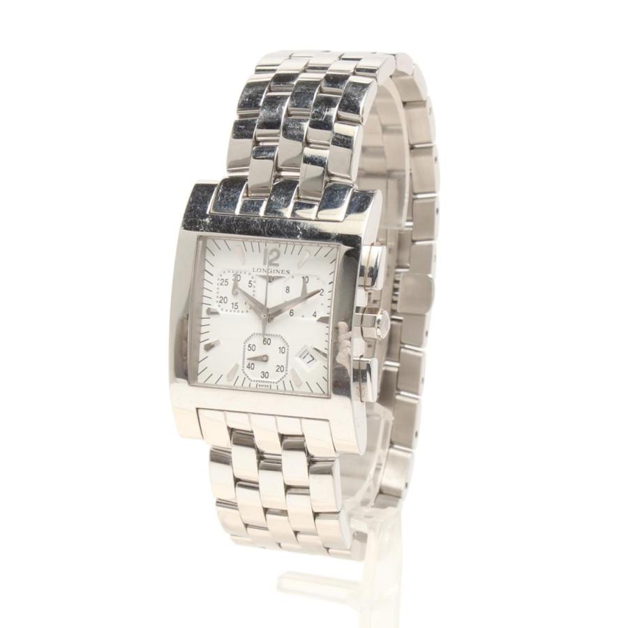 ロンジン 腕時計 クオーツ ホワイト メンズ LONGINES 中古