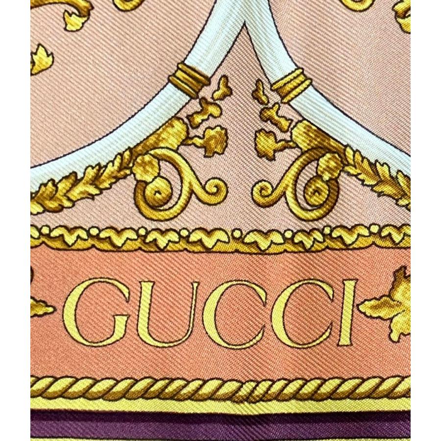 美品 グッチ スカーフ シルク100% レディース GUCCI 中古 : Rehello by
