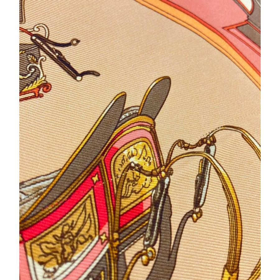 未使用　HERMES エルメス　SPRINGS プチカレ　シルク　スカーフ エルメス スカーフ プチカレ シルク 100% SPRINGS レディース HERMES