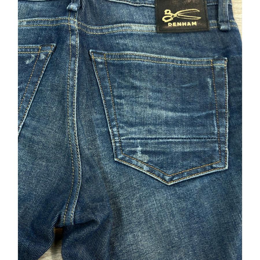 デンハム デニムパンツ RAZOR SLIM FITダメージ加工 メンズ SIZE 27
