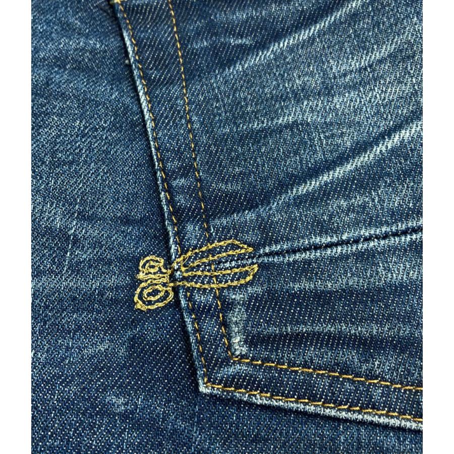 デンハム デニムパンツ RAZOR SLIM FITダメージ加工 メンズ SIZE 27