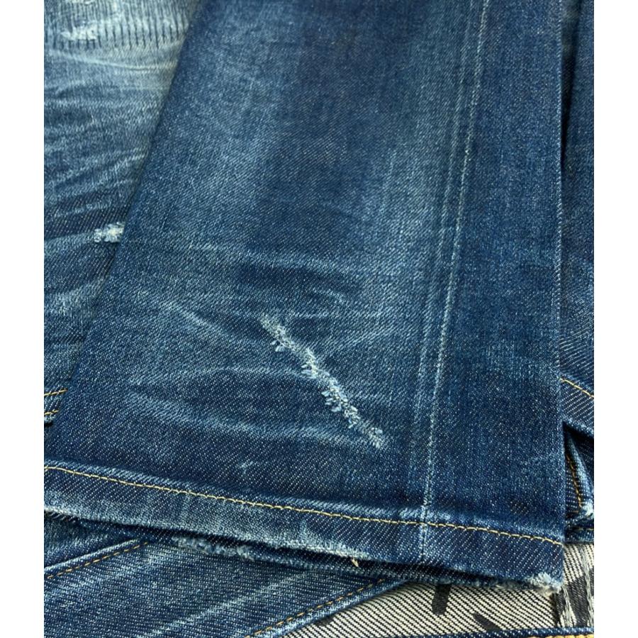デンハム デニムパンツ RAZOR SLIM FITダメージ加工 メンズ SIZE 27