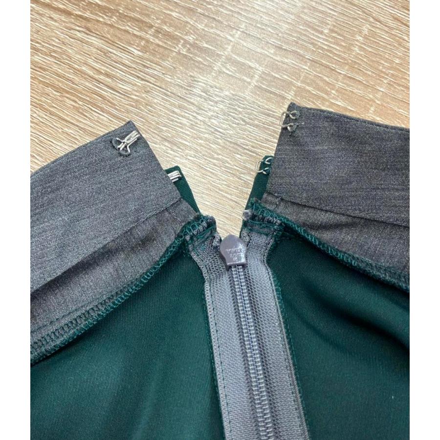 美品 エンフォルド 長袖シャツ 24AW PE TWILL OFFNECK LAYERED  