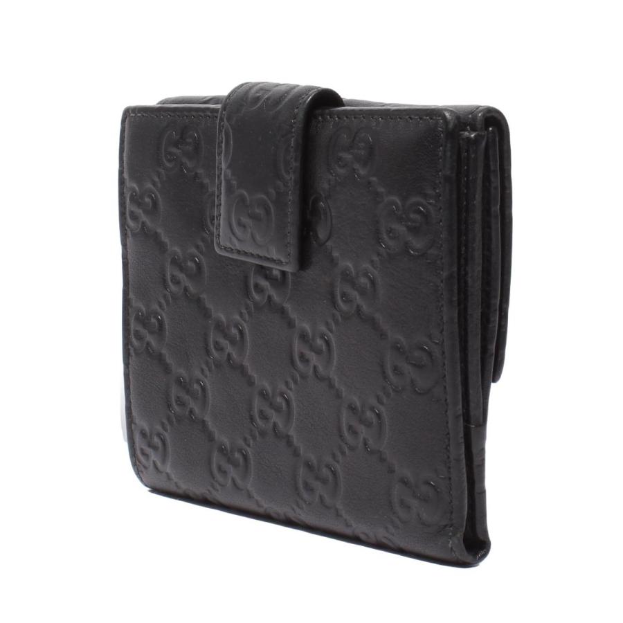 グッチ Wホック二つ折り財布 グッチシマ 112664 2184 レディース