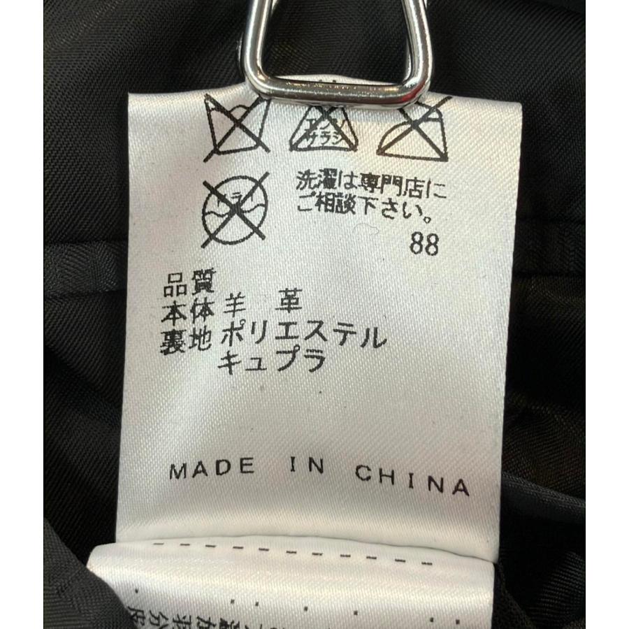   カルバンクライン レザーロングコート メンズ カルバンクライン レザーコート メンズ SIZE L Calvin klein 中古