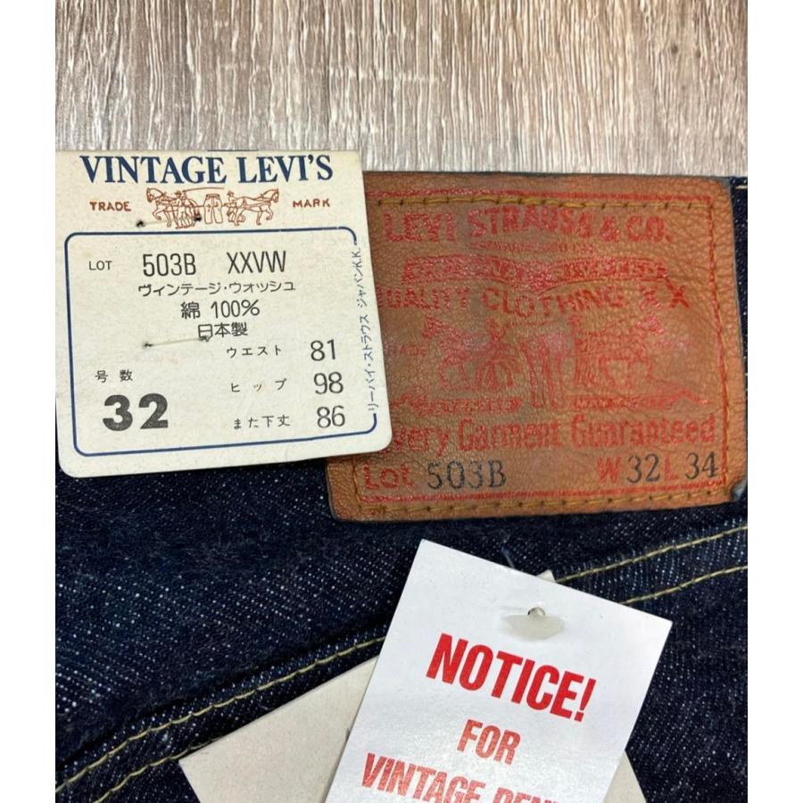 リーバイス デニムパンツ ボタンフライ 503B-XXVW メンズ SIZE 32 (M 