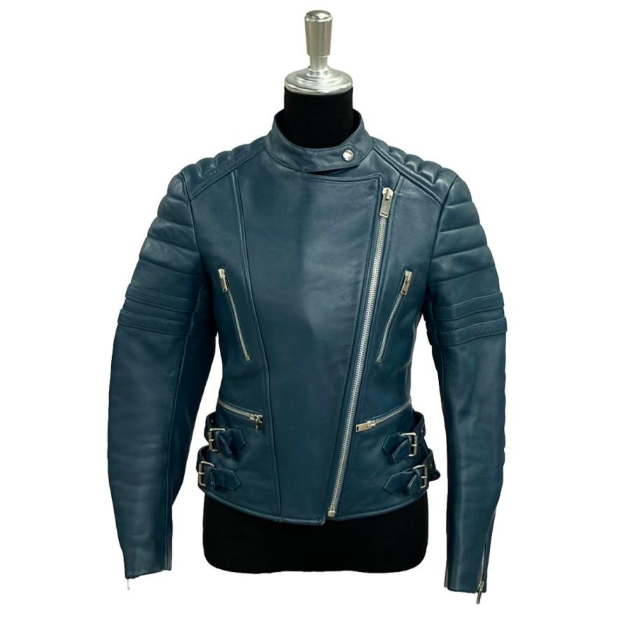 セリーヌ レザージャケット 5H99 4533 レディース SIZE 38 (S) CELINE  