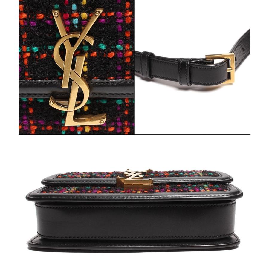 サンローラン ショルダーバッグ ゴールド金具 ツイ−ド ツイード