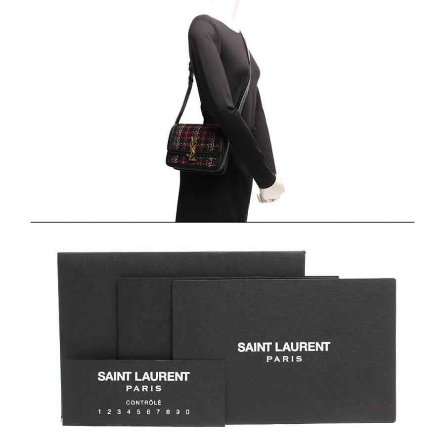 サンローラン ショルダーバッグ ゴールド金具 ツイ−ド ツイード