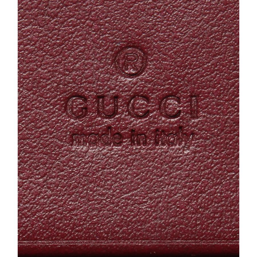 美品 グッチ 二つ折り財布 GGスプリーム キャンバス ミニ ウォレット