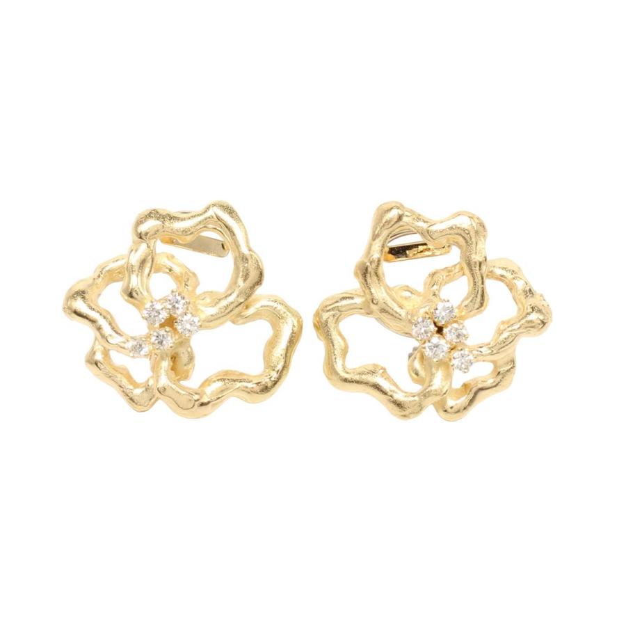 美品 ウォルファース イヤリング K18 ダイヤ レディース WOLFERS 中古 | 